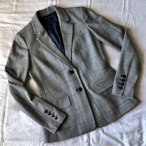 Grey Plaid Tommy Blazer